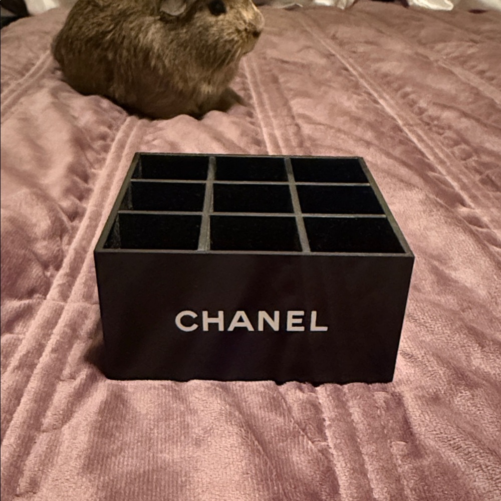 CHANEL Black Storage Organizer